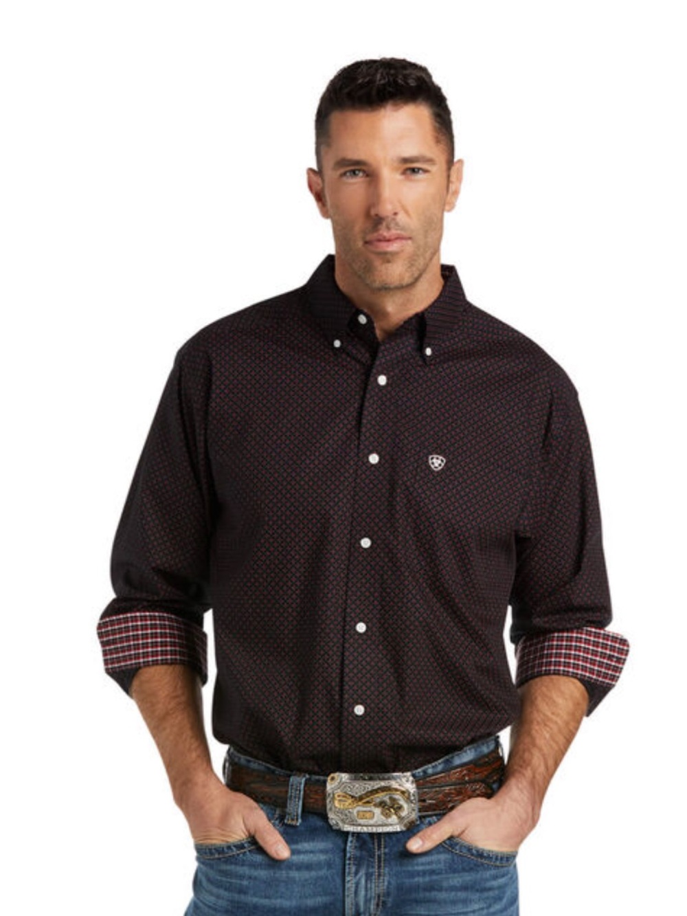 Artist Wrinkle Free Abel Classic Wrinkle Free Men’s Shirt Size XL Navy